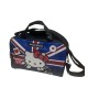 Bolso Hello Kitty mediano negro con asas y correa larga
