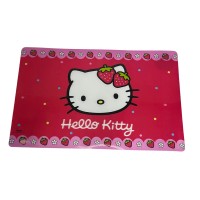 Mantel individual Hello Kitty de plástico fácil de limpiar