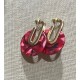Pendientes Rojos Burdeos