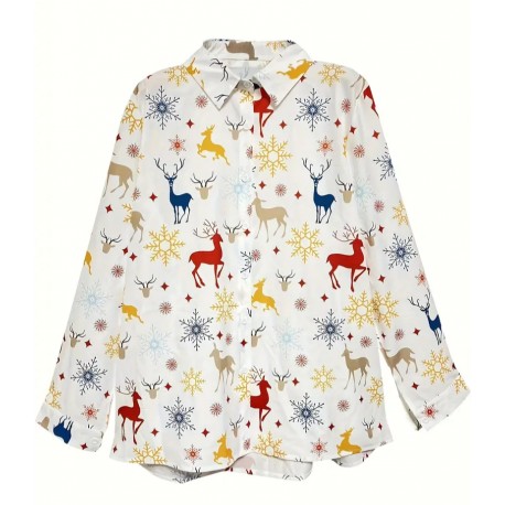 Camisa Navidad Reno
