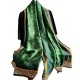 pañuelo-seda-verde-estampado-animal-print-fular-elegante