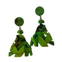 pendientes-extragrandes-ligeros-diseño-menina-color-verde