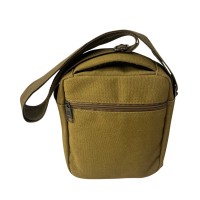 Bolso de lona arena unisex de tamaño medio