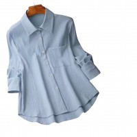 Camisa azul cielo