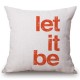 Almohada Let It Be