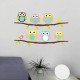 VINILO PARED BUHOS