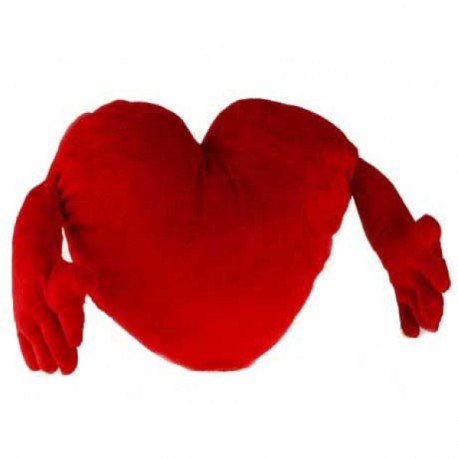 Almohada Corazón Rojo