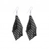 Pendientes Malla Negra