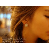 Pendientes Concha Dorada
