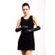 Guantes Altos Negros