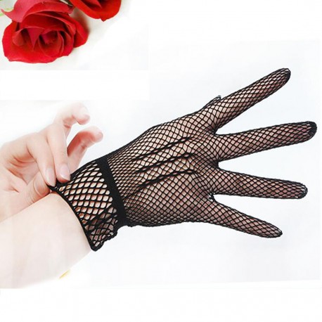 Guantes rejilla negros