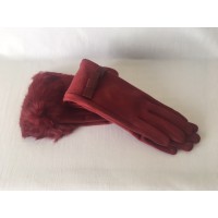 Guantes Largos Rojo Vino