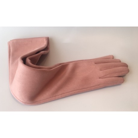 Guantes Largos Rosas