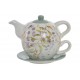 Tetera Taza Hojas