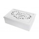 Caja Relojes Corazón Blanco