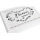 Caja Relojes Corazón Blanco
