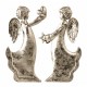 Figura Angel Corazón Plata